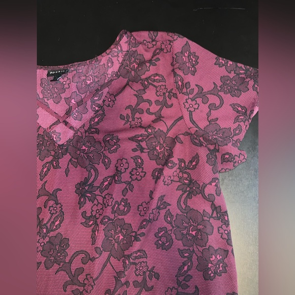 Torrid Georgette Criss Cross Front Blouse Purple Size 2 (2XL) EUC - Picture 4 of 8
